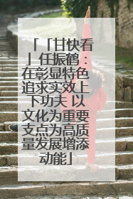 「甘快看」任振鹤：在彰显特色追求实效上下功夫 以文化为重要支点为高质量发展增添动能