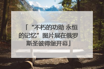 “不朽的功勋 永恒的记忆”图片展在俄罗斯圣彼得堡开幕
