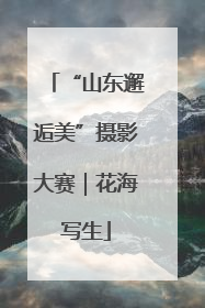 “山东邂逅美”摄影大赛｜花海写生