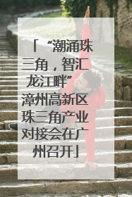 “潮涌珠三角，智汇龙江畔” 漳州高新区珠三角产业对接会在广州召开