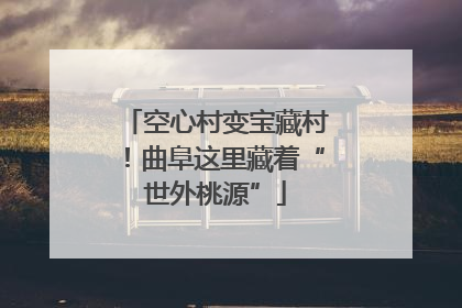 空心村变宝藏村！曲阜这里藏着“世外桃源”