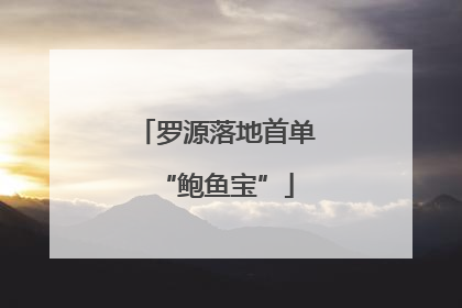 罗源落地首单“鲍鱼宝”