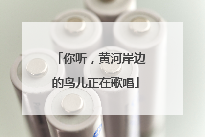 你听，黄河岸边的鸟儿正在歌唱