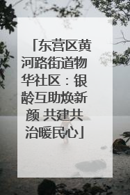 东营区黄河路街道物华社区：银龄互助焕新颜 共建共治暖民心