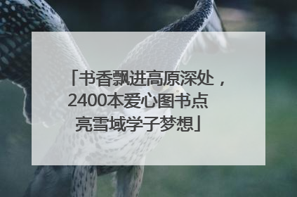 书香飘进高原深处，2400本爱心图书点亮雪域学子梦想