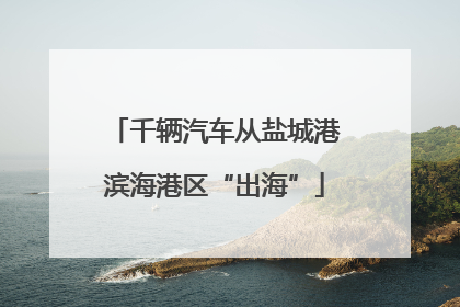千辆汽车从盐城港滨海港区“出海”