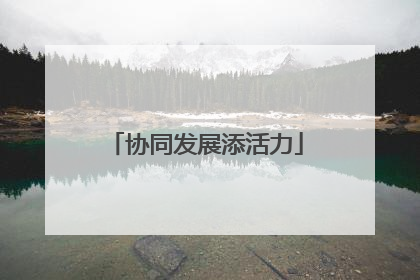 协同发展添活力