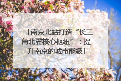 南京北站打造“长三角北翼核心枢纽”：提升南京的城市能级
