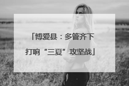 博爱县：多管齐下 打响“三夏”攻坚战