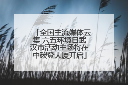 全国主流媒体云集 六五环境日武汉市活动主场将在中碳登大厦开启