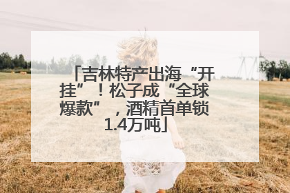 吉林特产出海“开挂”！松子成“全球爆款”，酒精首单锁1.4万吨