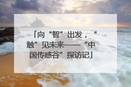 向“智”出发，“触”见未来——“中国传感谷”探访记