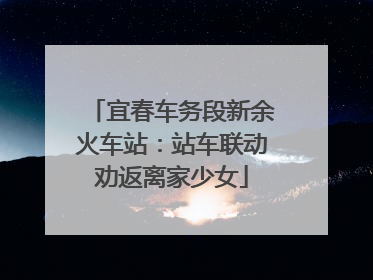 宜春车务段新余火车站：站车联动劝返离家少女