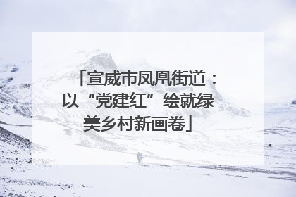 宣威市凤凰街道：以“党建红”绘就绿美乡村新画卷