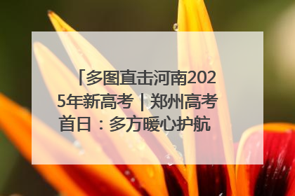 多图直击河南2025年新高考｜郑州高考首日：多方暖心护航 助力学子逐梦
