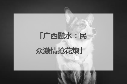 广西融水：民众激情抢花炮
