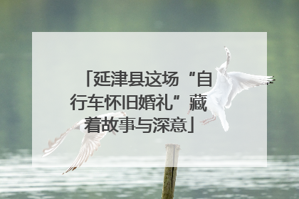 延津县这场“自行车怀旧婚礼”藏着故事与深意
