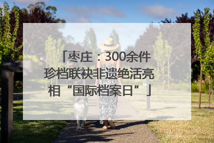 枣庄：300余件珍档联袂非遗绝活亮相“国际档案日”