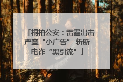 桐柏公安：雷霆出击严查“小广告” 斩断电诈“黑引流”