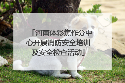 河南体彩焦作分中心开展消防安全培训及安全检查活动