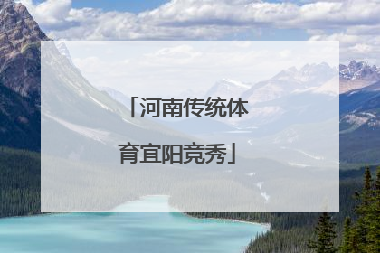 河南传统体育宜阳竞秀