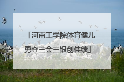 河南工学院体育健儿勇夺三金三银创佳绩