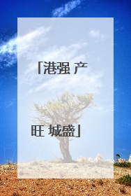 港强 产旺 城盛