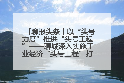 聊报头条丨以“头号力度”推进“头号工程”——聊城深入实施工业经济“头号工程”打造经济发展强引擎
