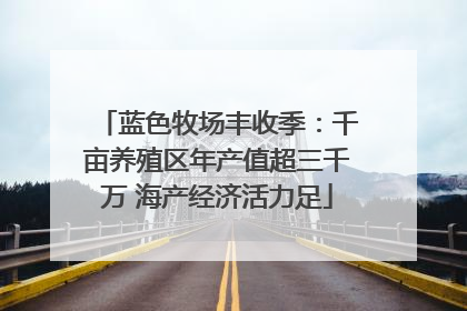 蓝色牧场丰收季：千亩养殖区年产值超三千万 海产经济活力足