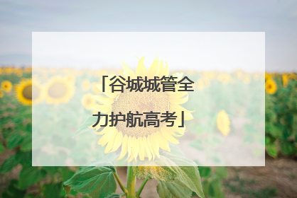 谷城城管全力护航高考
