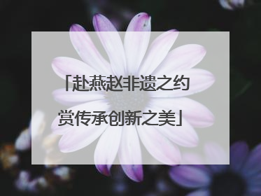 赴燕赵非遗之约 赏传承创新之美