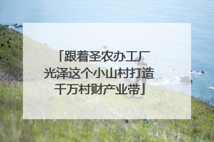 跟着圣农办工厂 光泽这个小山村打造千万村财产业带