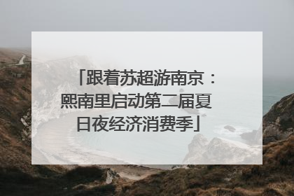 跟着苏超游南京：熙南里启动第二届夏日夜经济消费季