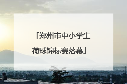 郑州市中小学生荷球锦标赛落幕