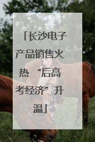长沙电子产品销售火热 “后高考经济”升温