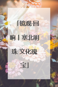 镜观·回响丨塞北明珠 文化瑰宝