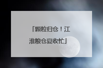 颗粒归仓！江淮粮仓夏收忙