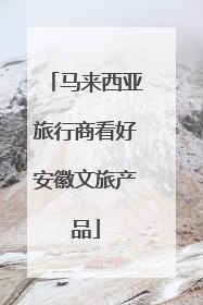 马来西亚旅行商看好安徽文旅产品