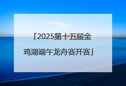 2025第十五届金鸡湖端午龙舟赛开赛